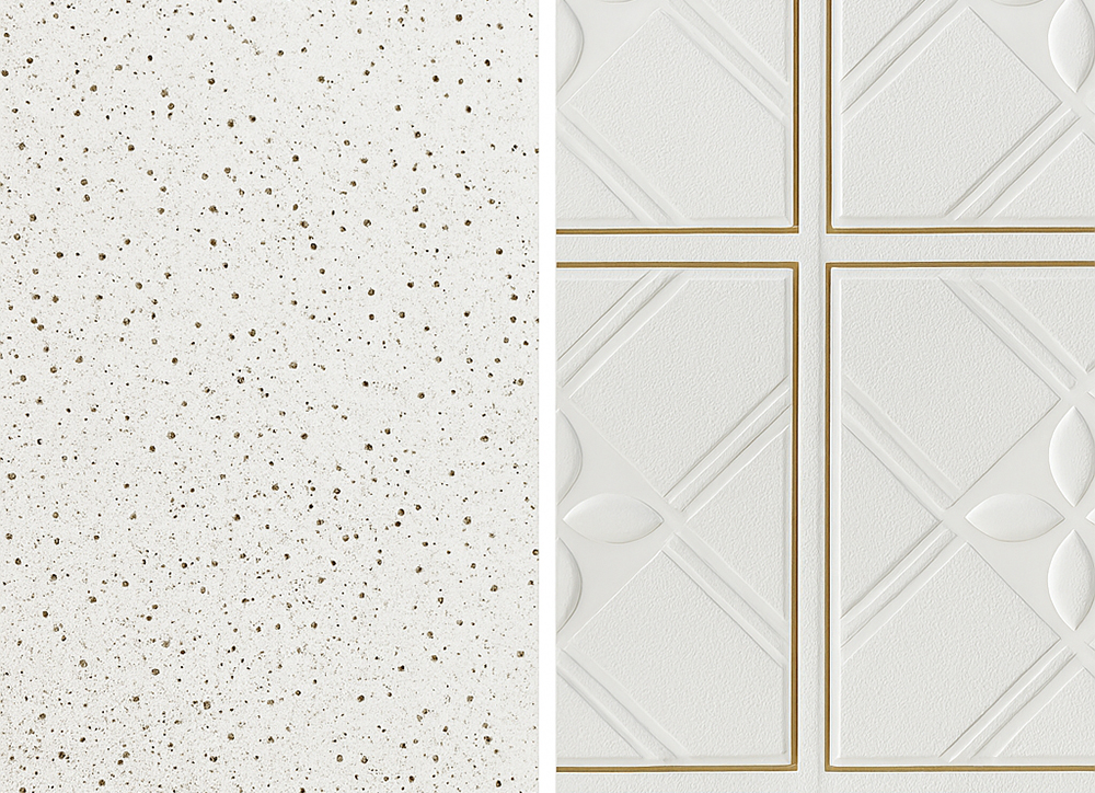 تفاوت تایل گچی و PVC