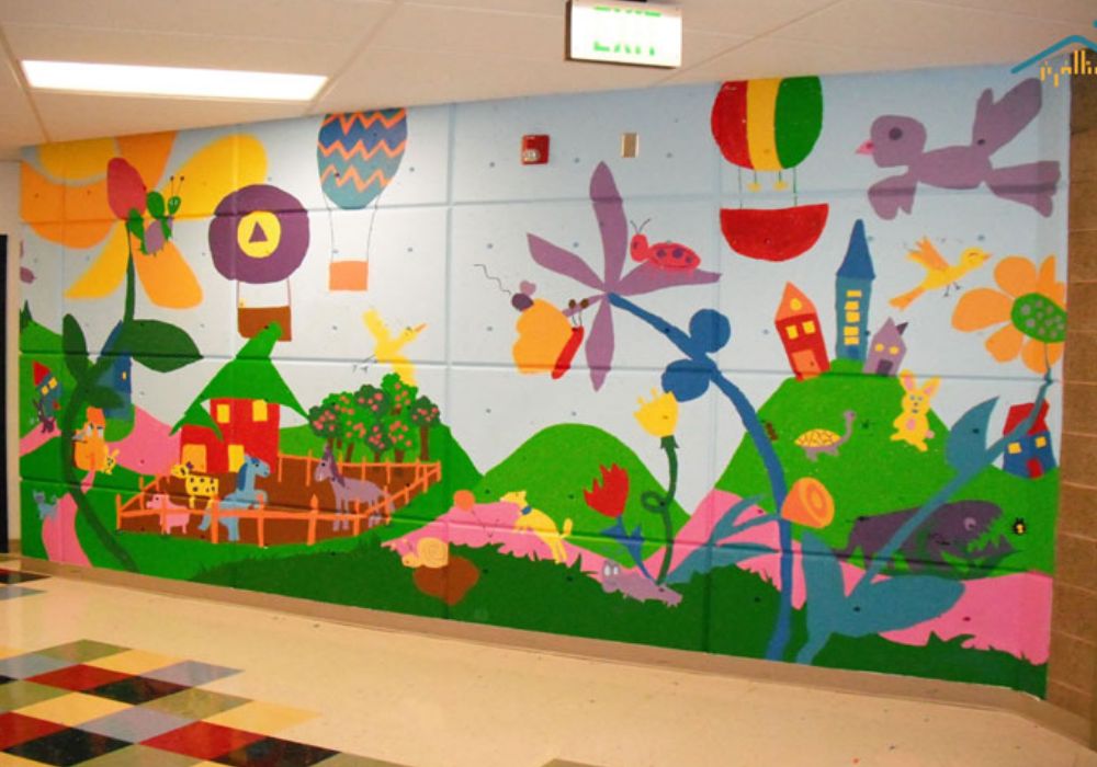 انتخاب پوشش دیوار مهد کودک