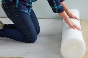 طریقه نصب فوم زیر فرش